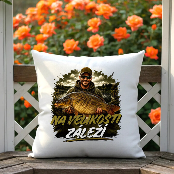 Na velikosti záleží - polštář s potiskem