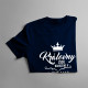 Královny jsou narozené v lednu - dámské tričko s potiskem