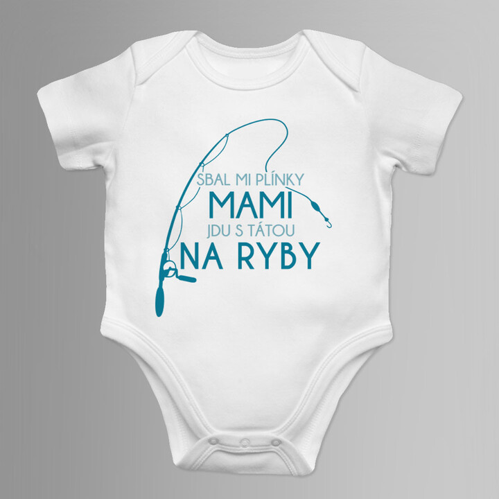 Sbal mi plínky mami - dětské body s potiskem