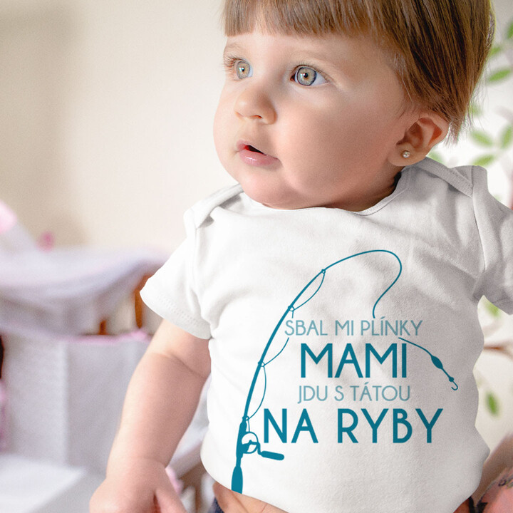 Sbal mi plínky mami - dětské body s potiskem