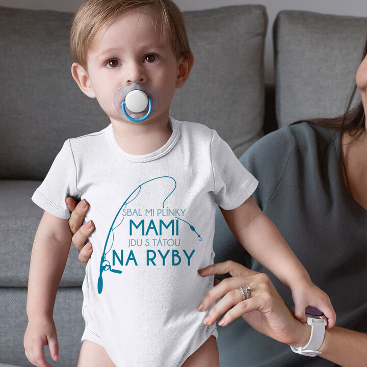 Sbal mi plínky mami - dětské body s potiskem