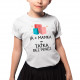 Taťka bez peněz - dětské tričko s potiskem