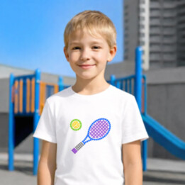 Tenis z teček - den tečky - dětské tričko s potiskem