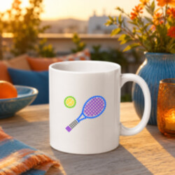 Tenis z teček - den tečky - hrnek s potiskem