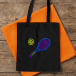 Tenis z teček - den tečky - taška s potiskem
