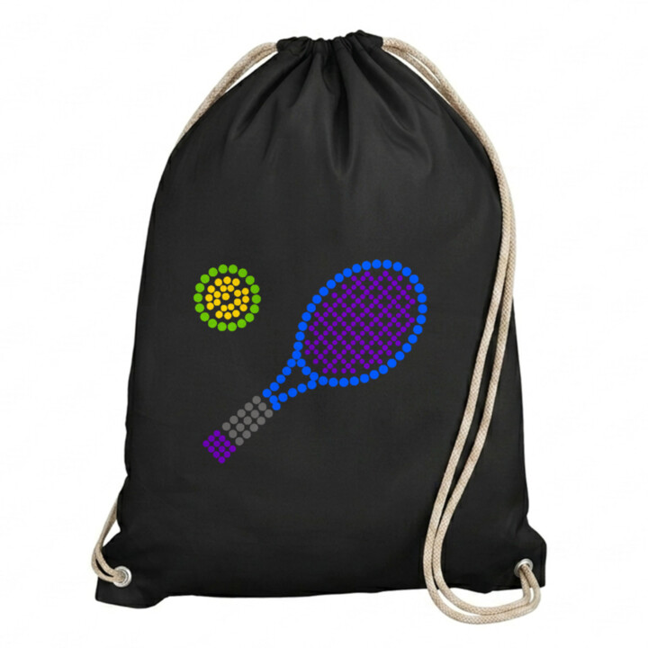Tenis z teček - den tečky - vak na záda s potiskem