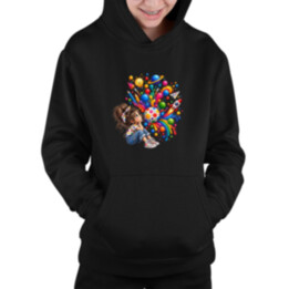 Sny z teček - den tečky - dětská mikina s potiskem