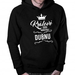 Králové jsou narozeni v dubnu - pánská mikina s potiskem