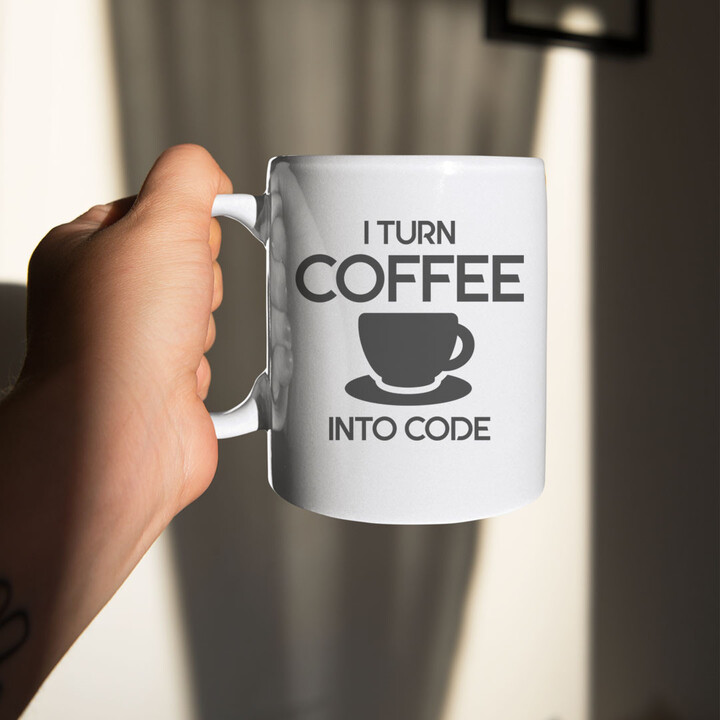 I turn coffee into code - hrnek