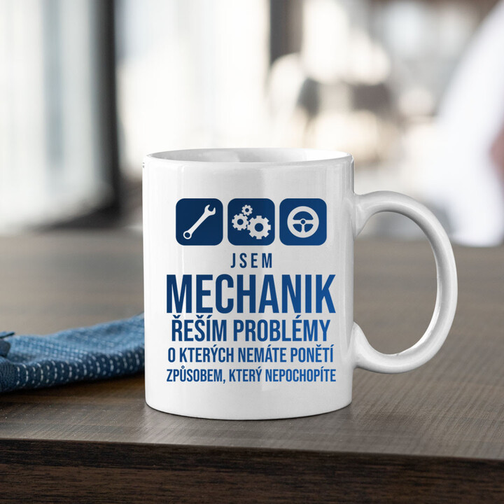  Jsem mechanik - řeším problémy - hrnek