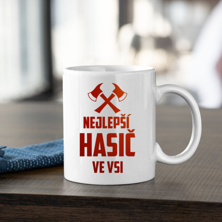 Nejlepší hasič ve vsi - hrnek