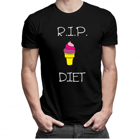 R.I.P. diet - pánské tričko s potiskem