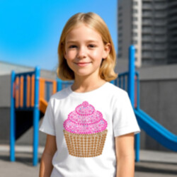 Muffin z teček - den tečky - dětské tričko s potiskem