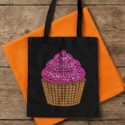 Muffin z teček - den tečky - taška s potiskem