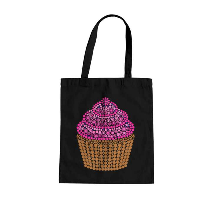 Muffin z teček - den tečky - taška s potiskem