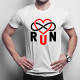 Run Infinity - pánské tričko s potiskem