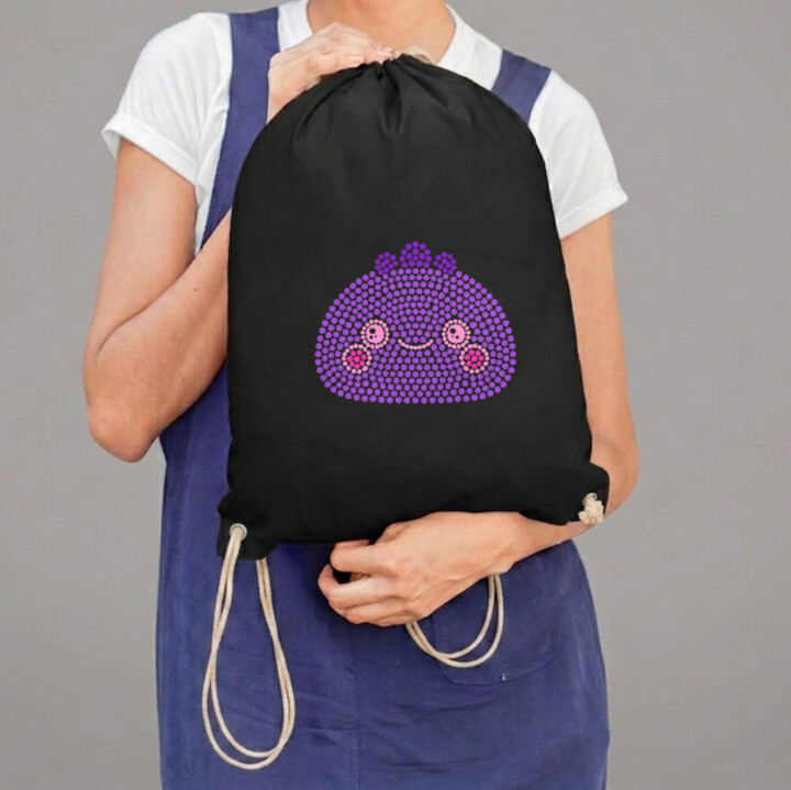 Squishy z teček - den tečky - vak na záda s potiskem