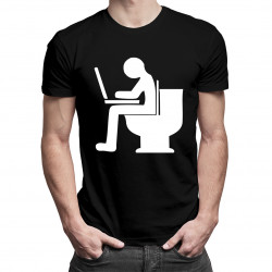 Toaletní kancelář - pánské tričko s potiskem