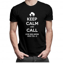 Keep Calm and call - IT Crowd - pánské tričko s potiskem