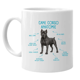 Anatomie cane corso - hrnek s potiskem