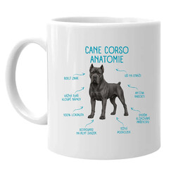 Anatomie cane corso - hrnek s potiskem