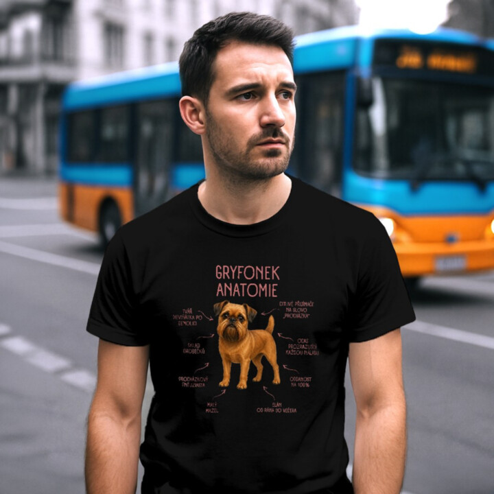 Anatomie gryfonka - pánské tričko s potiskem
