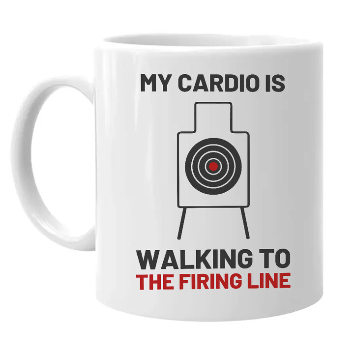 My cardio is walking to the firing line - hrnek pro střelce
