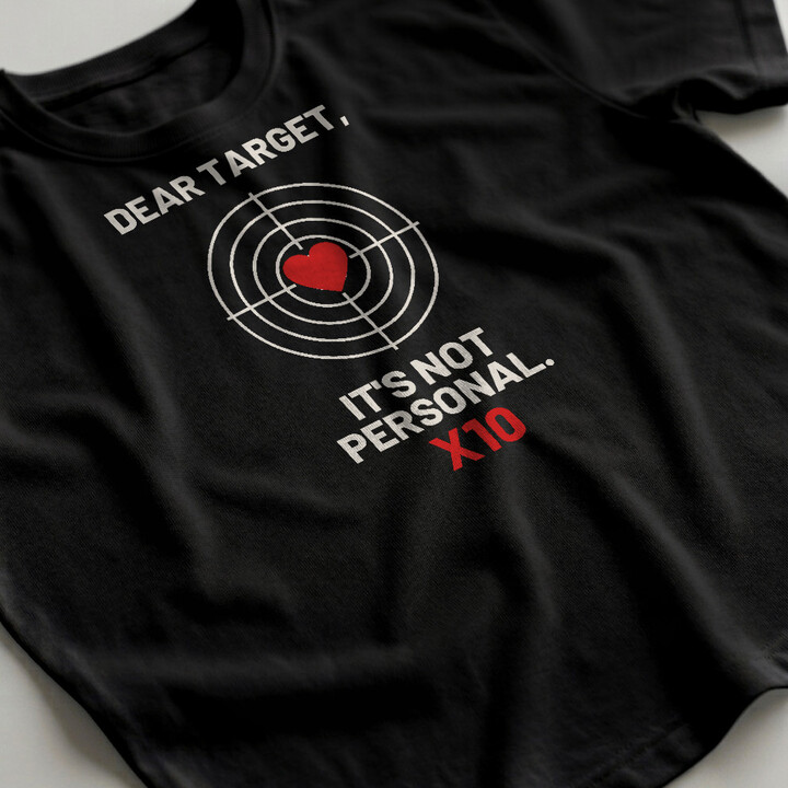 Dear target, it's not personal - pánské tričko pro střelce