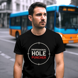 Professional hole puncher - pánské tričko pro střelce