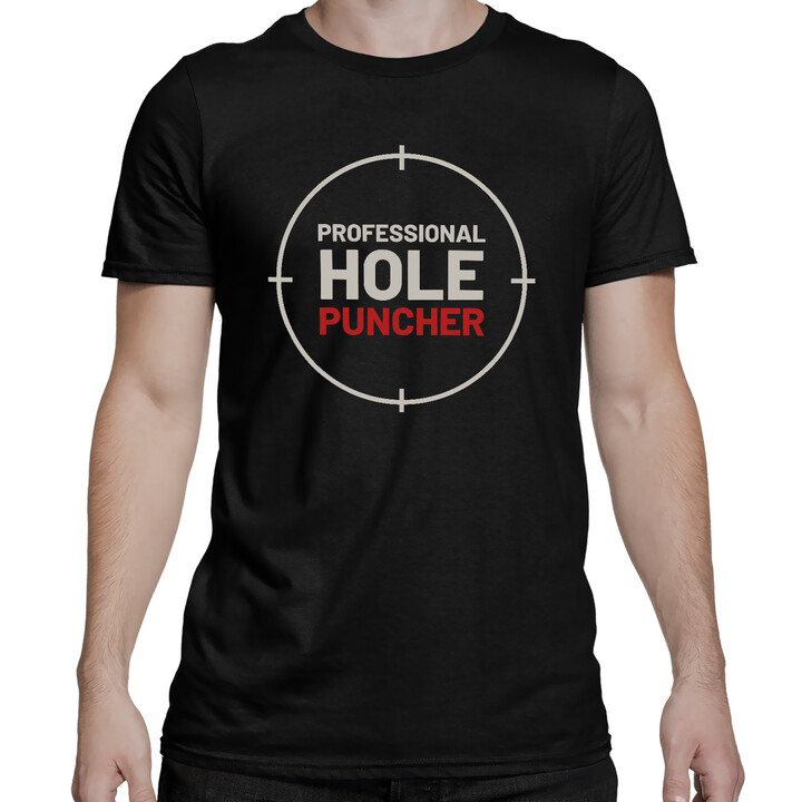 Professional hole puncher - pánské tričko pro střelce