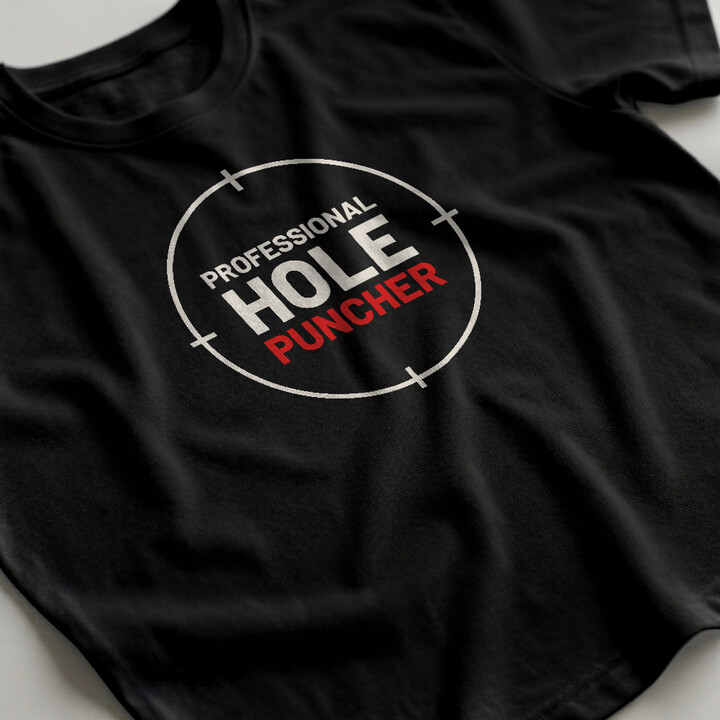 Professional hole puncher - pánské tričko pro střelce
