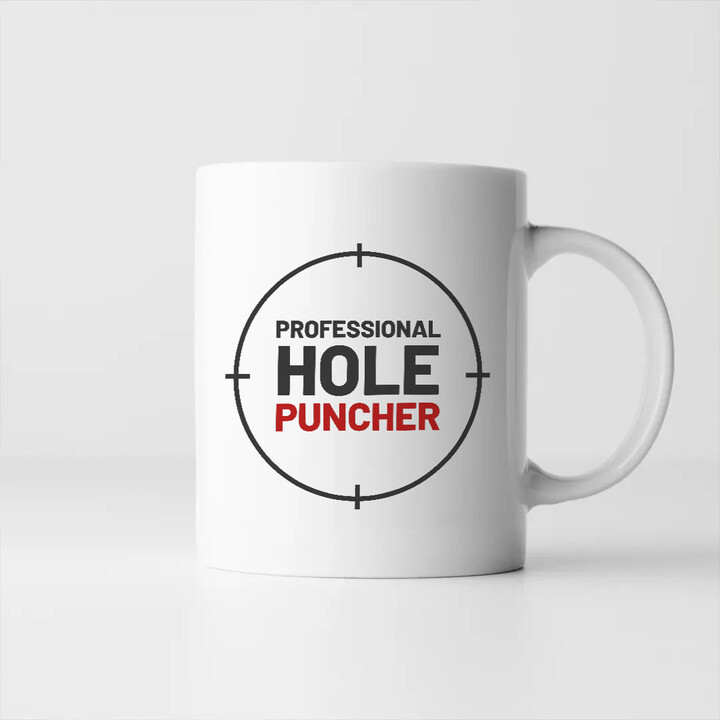 Professional hole puncher - hrnek pro střelce