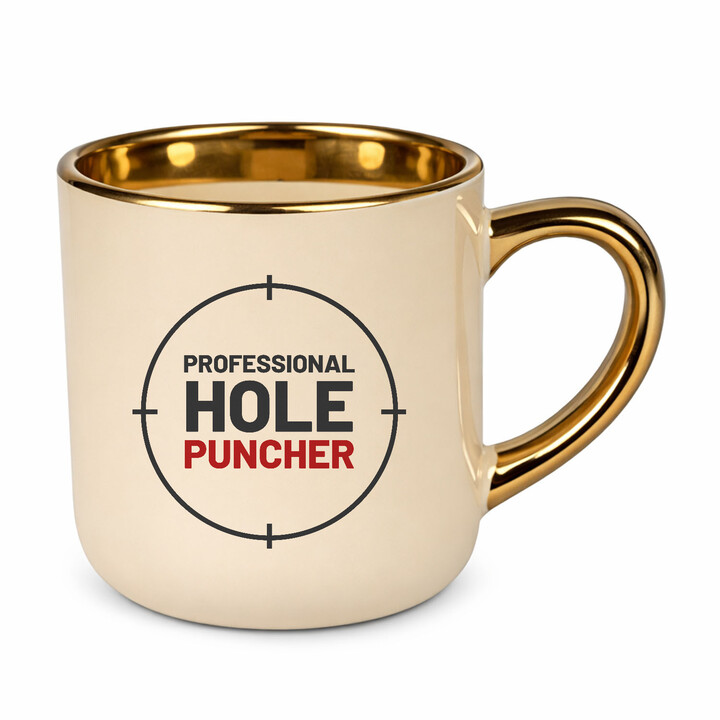 Professional hole puncher - elegantní hrnek pro střelce