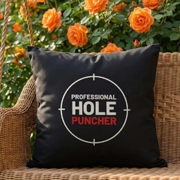 Professional hole puncher - černý polštář pro střelce