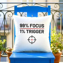 99% focus, 1% trigger - polštář pro střelce