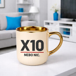 X10 nebo nic - elegantní hrnek pro střelce