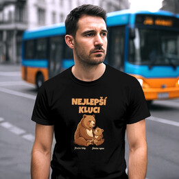 Nejlepší kluci - medvědi se jmény - pánské tričko s potiskem - personalizovaný produkt