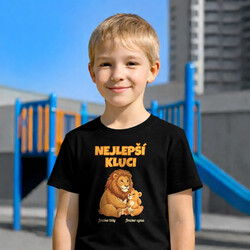 Nejlepší kluci - lvi se jmény - dětské tričko s potiskem - personalizovaný produkt