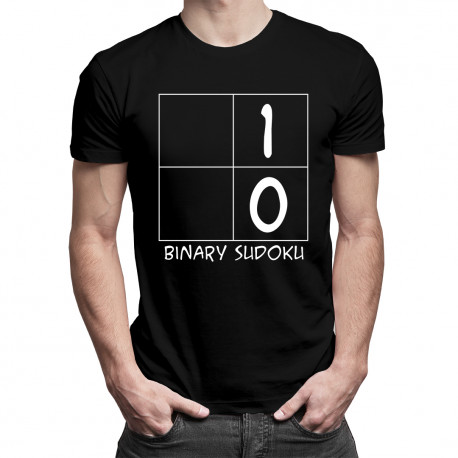 Binary Sudoku - dámské nebo pánské tričko s potiskem