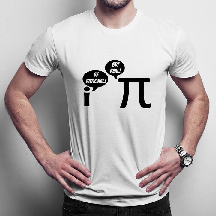 Be Rational/Get Real - dámské nebo pánské tričko s potiskem