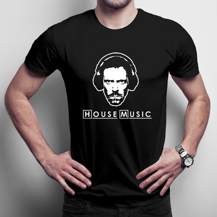 (Dr) House Music - pánské tričko s potiskem