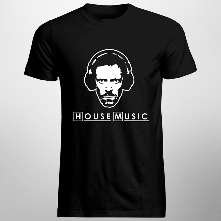 (Dr) House Music - pánské tričko s potiskem