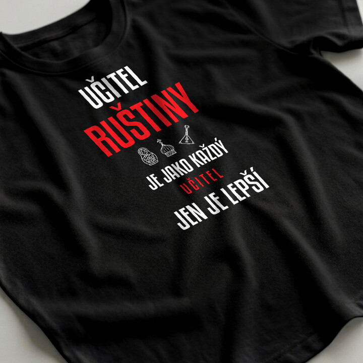 Učitel ruštiny je jako každý učitel, jen je lepší - pánské tričko s potiskem