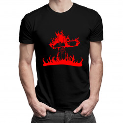 Flame snowboarder - pánské tričko s potiskem