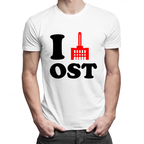 I love Ostrava - pánské tričko s potiskem