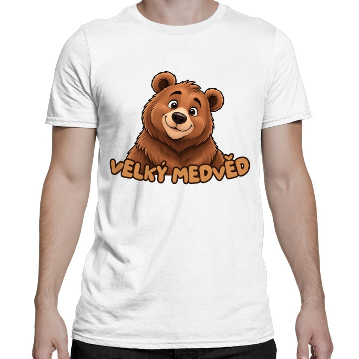 Velký medvěd - pánské tričko s potiskem