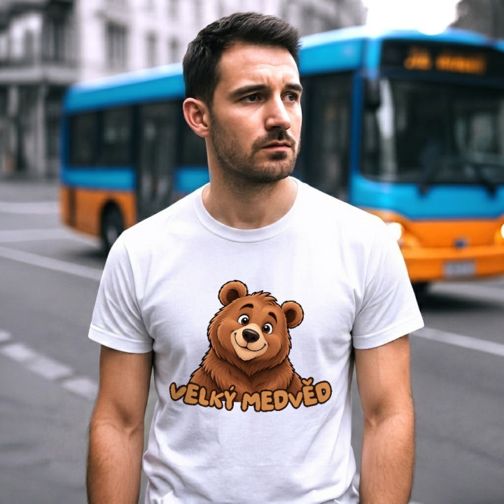 Velký medvěd - pánské tričko s potiskem