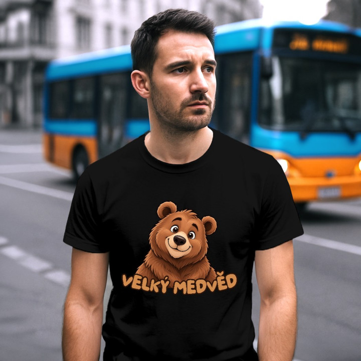 Velký medvěd - pánské tričko s potiskem