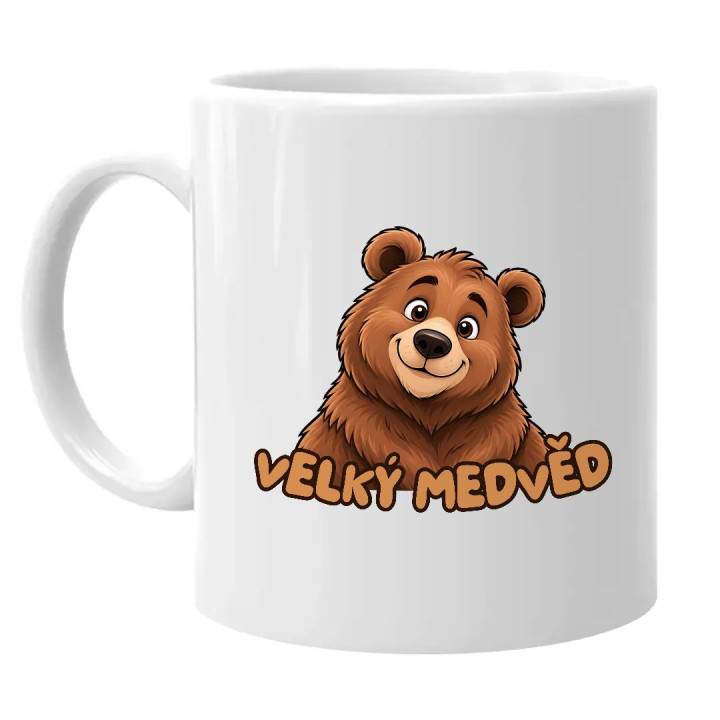 Velký medvěd - hrnek s potiskem