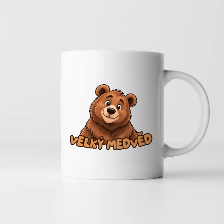 Velký medvěd - hrnek s potiskem